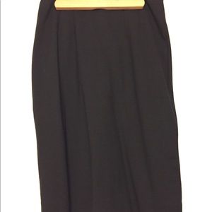 Black pencil skirt